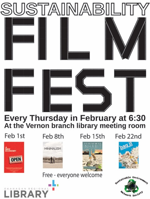 Sustainability Film Fest event flyer