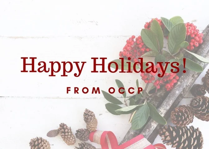Happy Holidays! from the OCCP