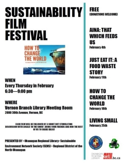 Show Listings for the Sustainability Film Festival