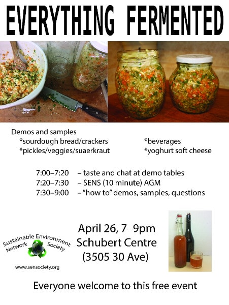 Flier for Everything Fermented event