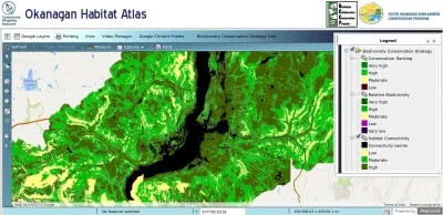 Okanagan Habitat Atlas sample page