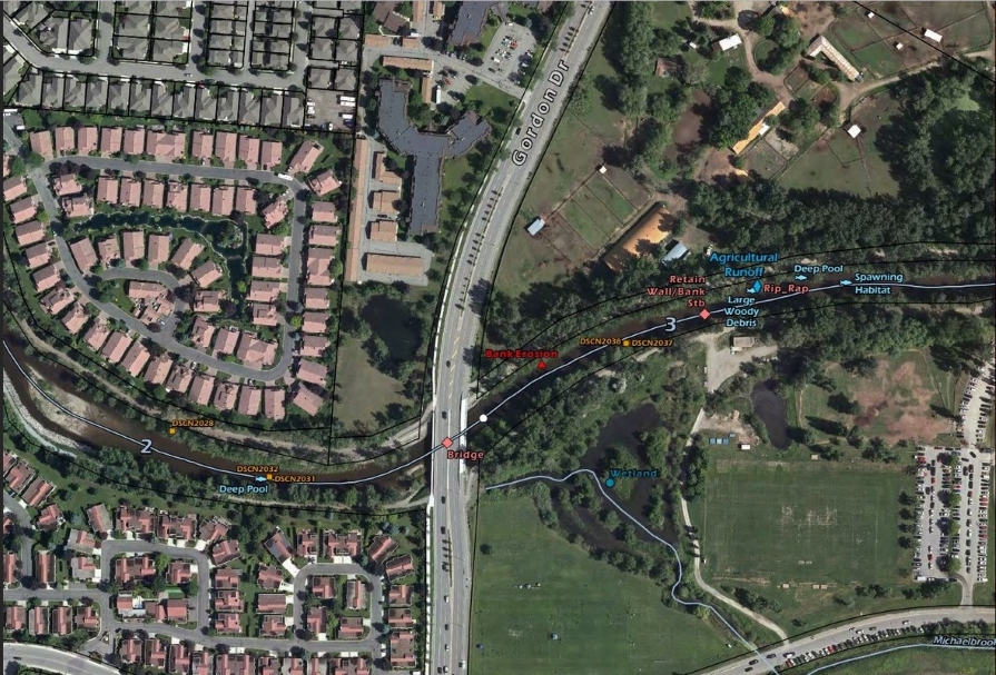 Aerial Mapping view of Mission Creek and surrounding community